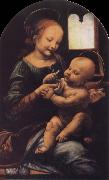 Madonna with a Flower, Leonardo  Da Vinci